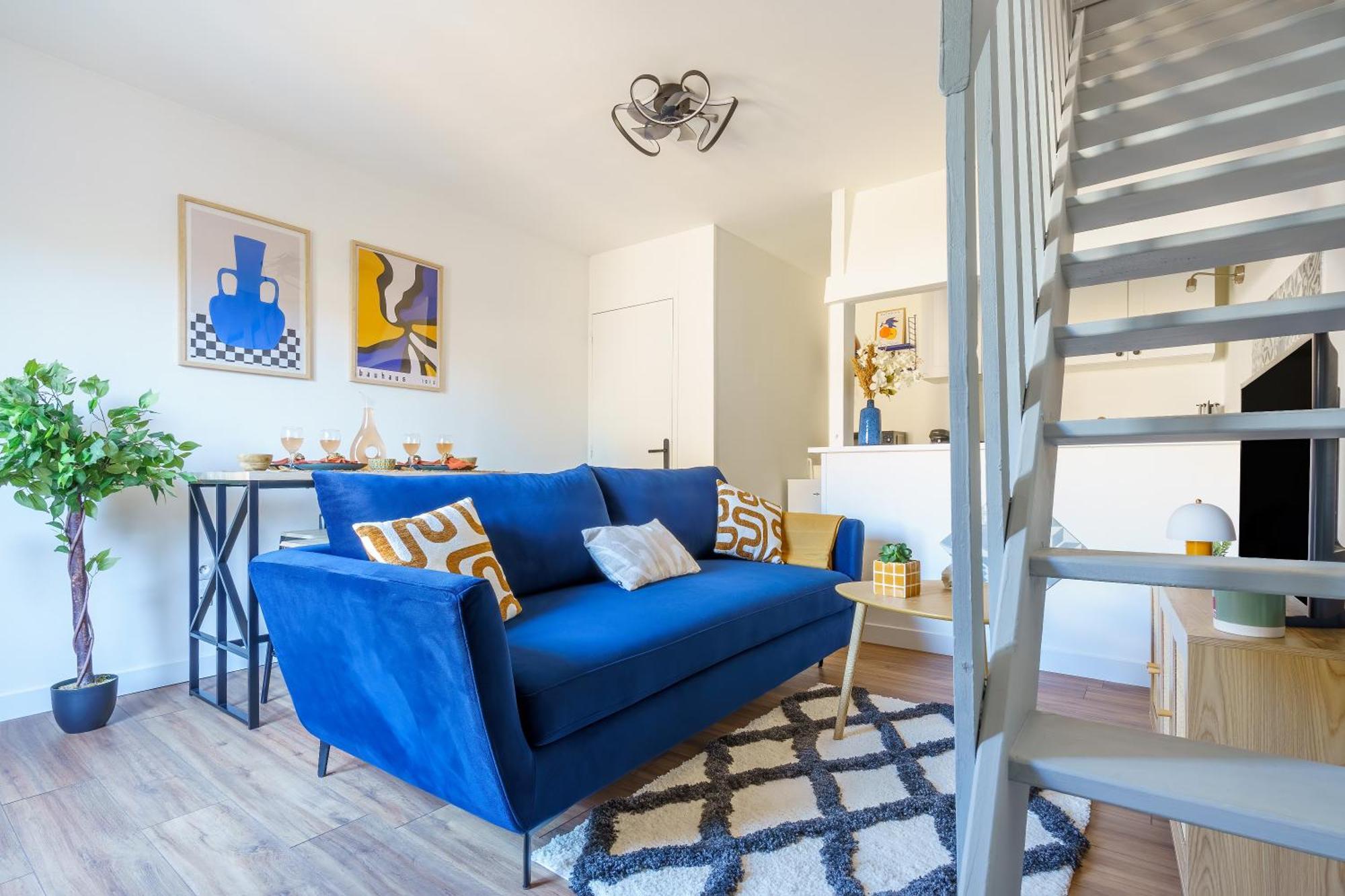 Maisonnette Bleu Horizon Avec Jardin - 2Min Gare - Serenito Homes Saint-Just-en-Chaussee Kültér fotó