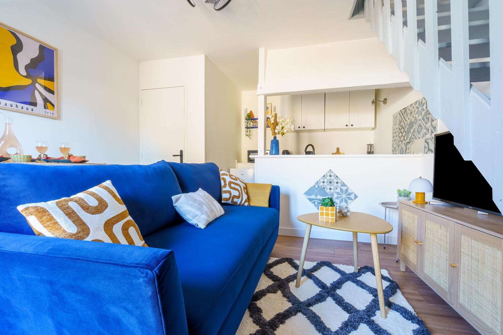 Maisonnette Bleu Horizon Avec Jardin - 2Min Gare - Serenito Homes Saint-Just-en-Chaussee Kültér fotó