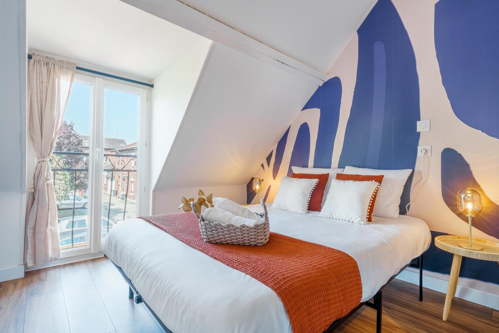 Maisonnette Bleu Horizon Avec Jardin - 2Min Gare - Serenito Homes Saint-Just-en-Chaussee Kültér fotó